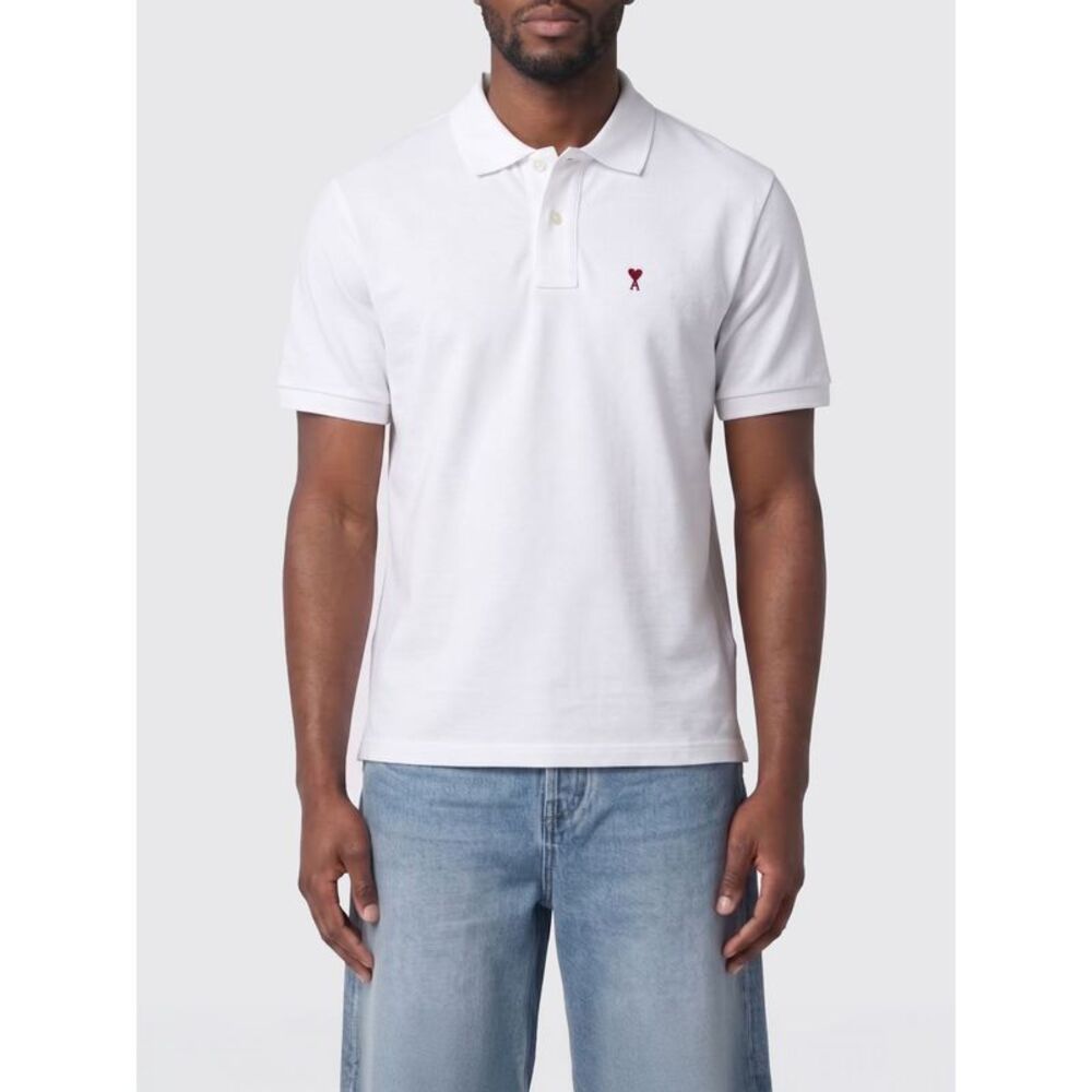 Ami Paris Polo Shirt Men White